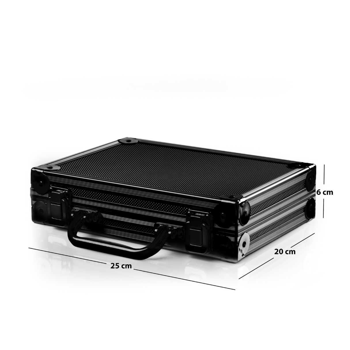 Dartkoffer LUXUS, Farbe schwarz