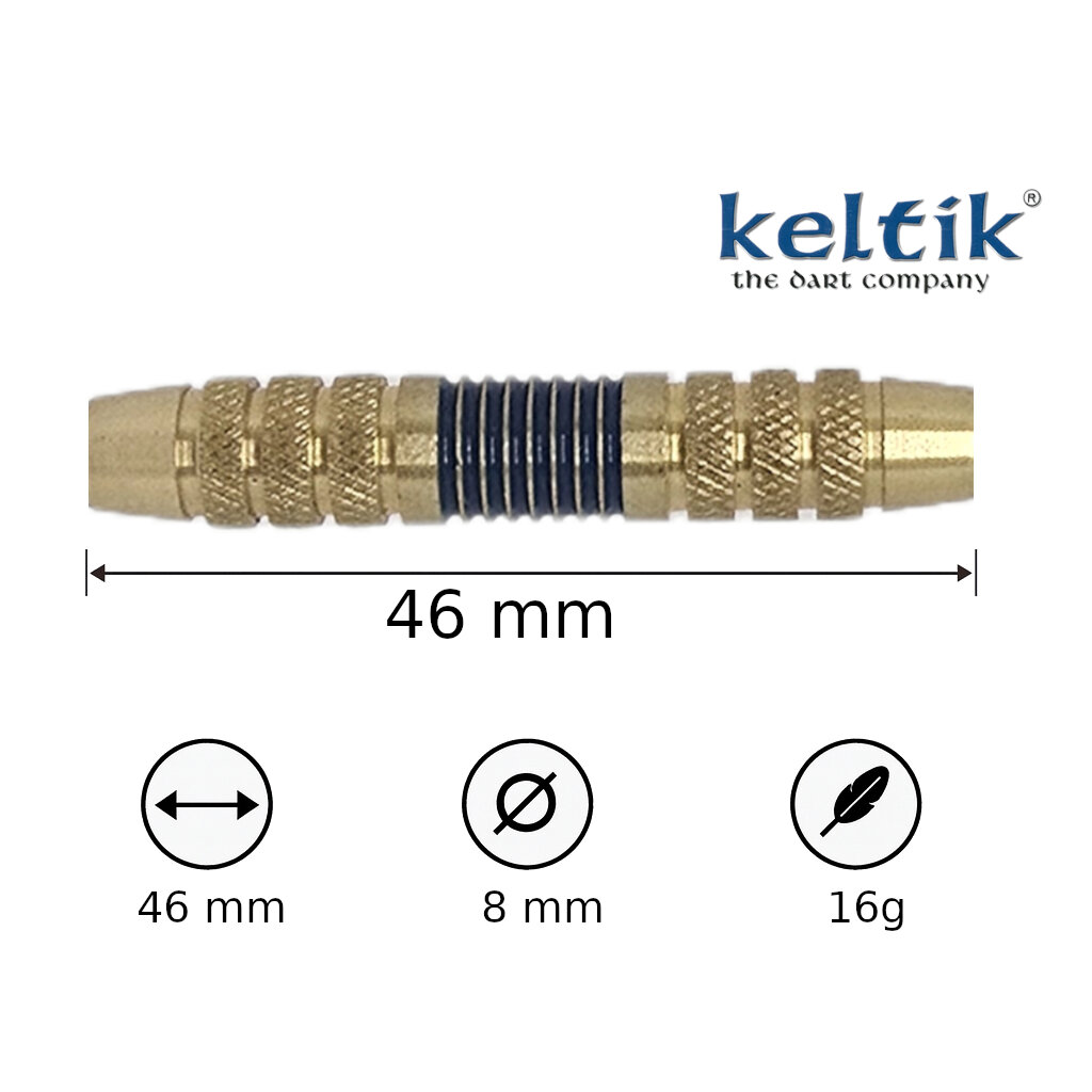 Softdart Soft Dart Pfeile Keltik Dragon Blue 16 g