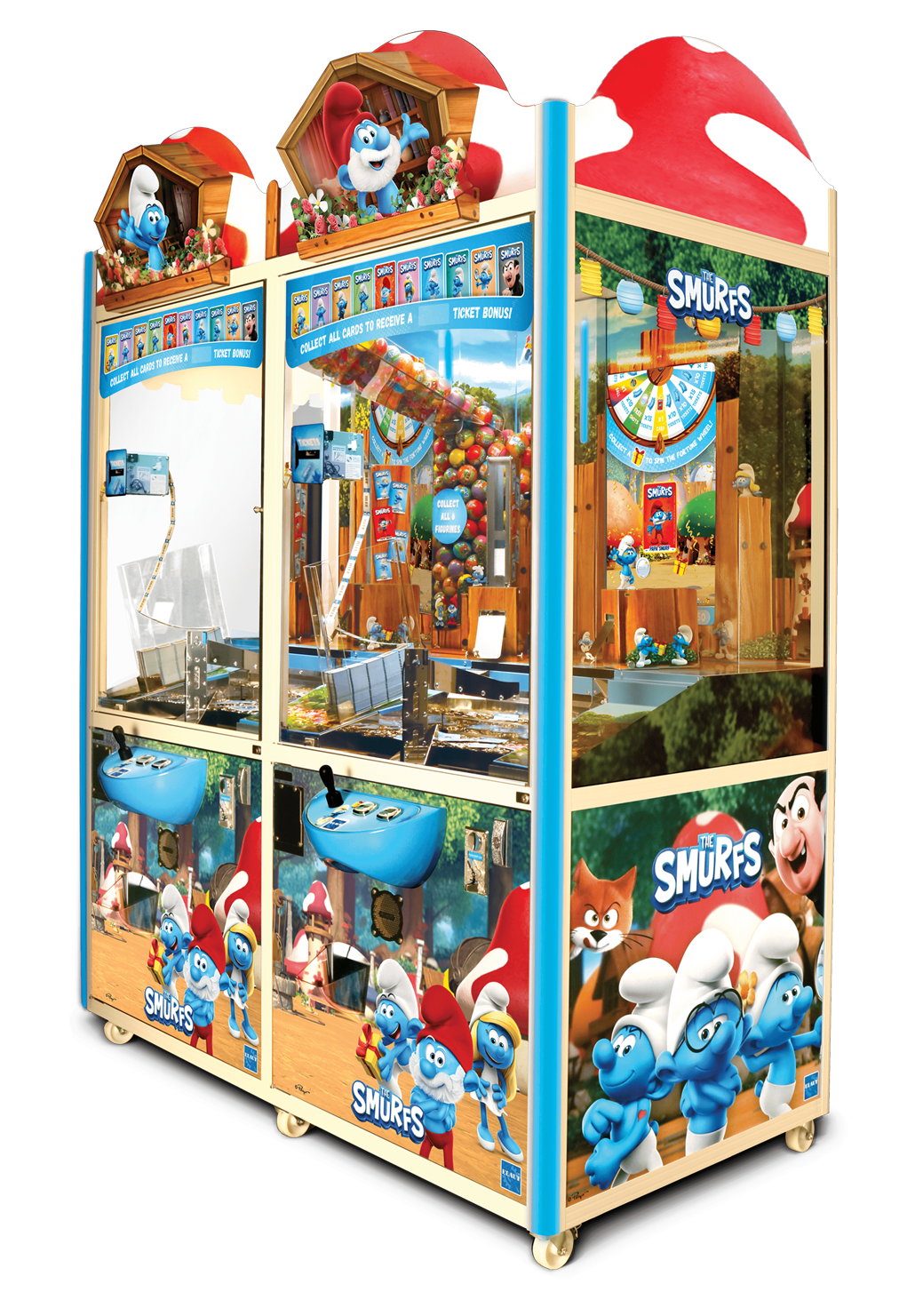 Elaut Coin Pusher Automat Schlümpfe 2 Player