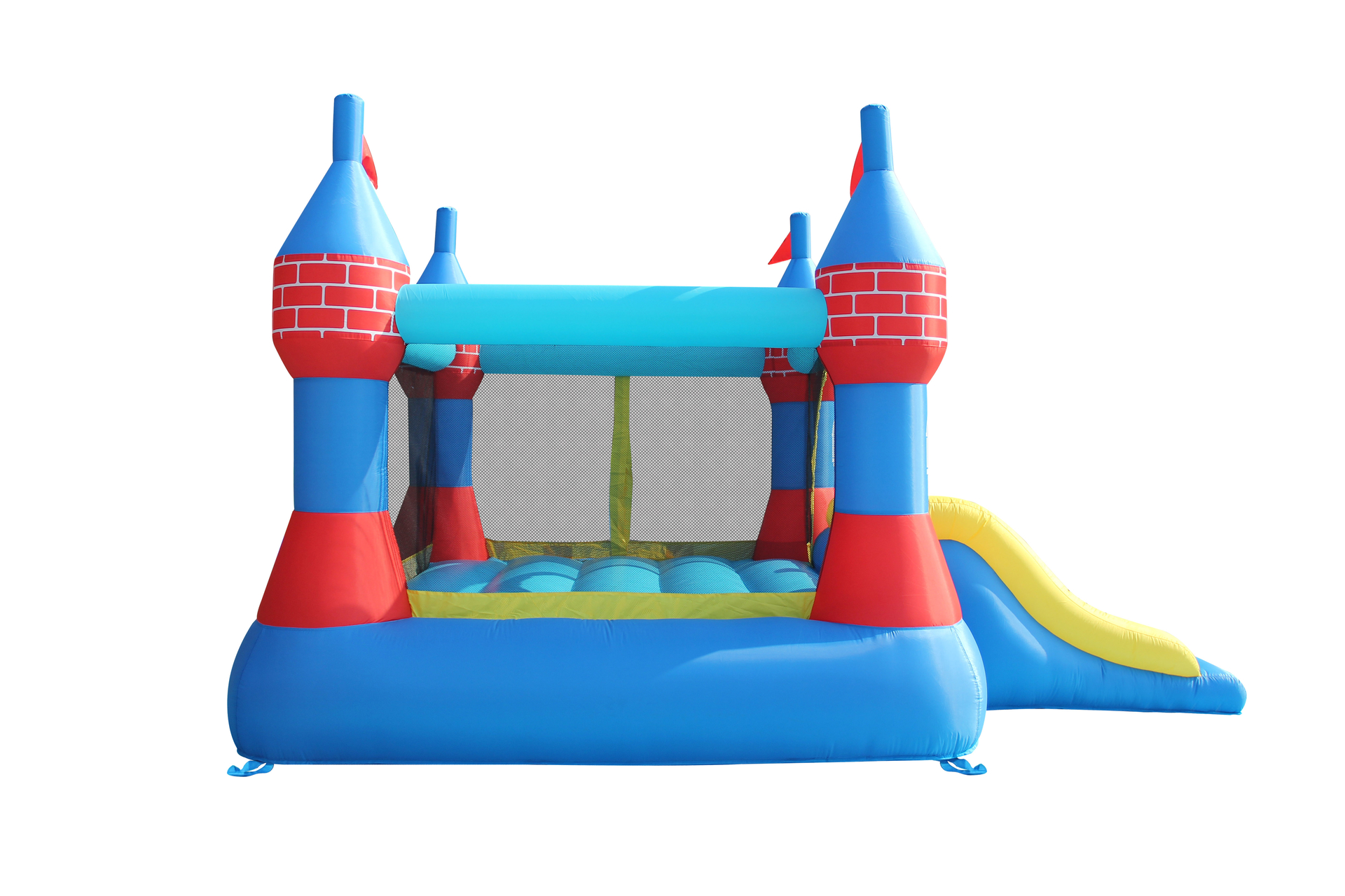 HappyHop Hüpfburg  Castle Bouncer with Double Slide