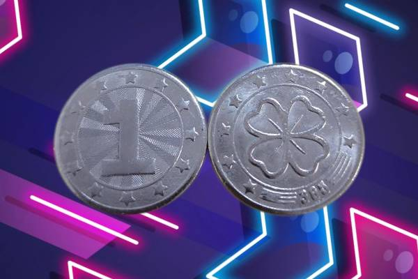 500 Stk. Metall Spielmünzen für Arcadro Coin Pusher