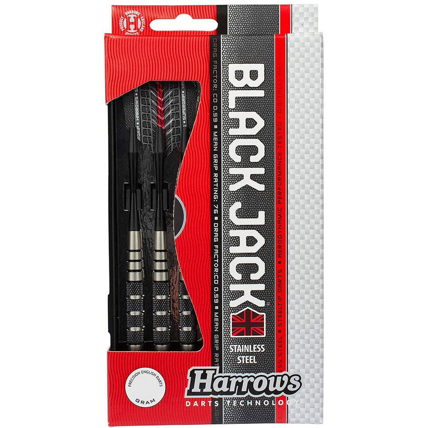 Harrows Black Jack darts 24 grams