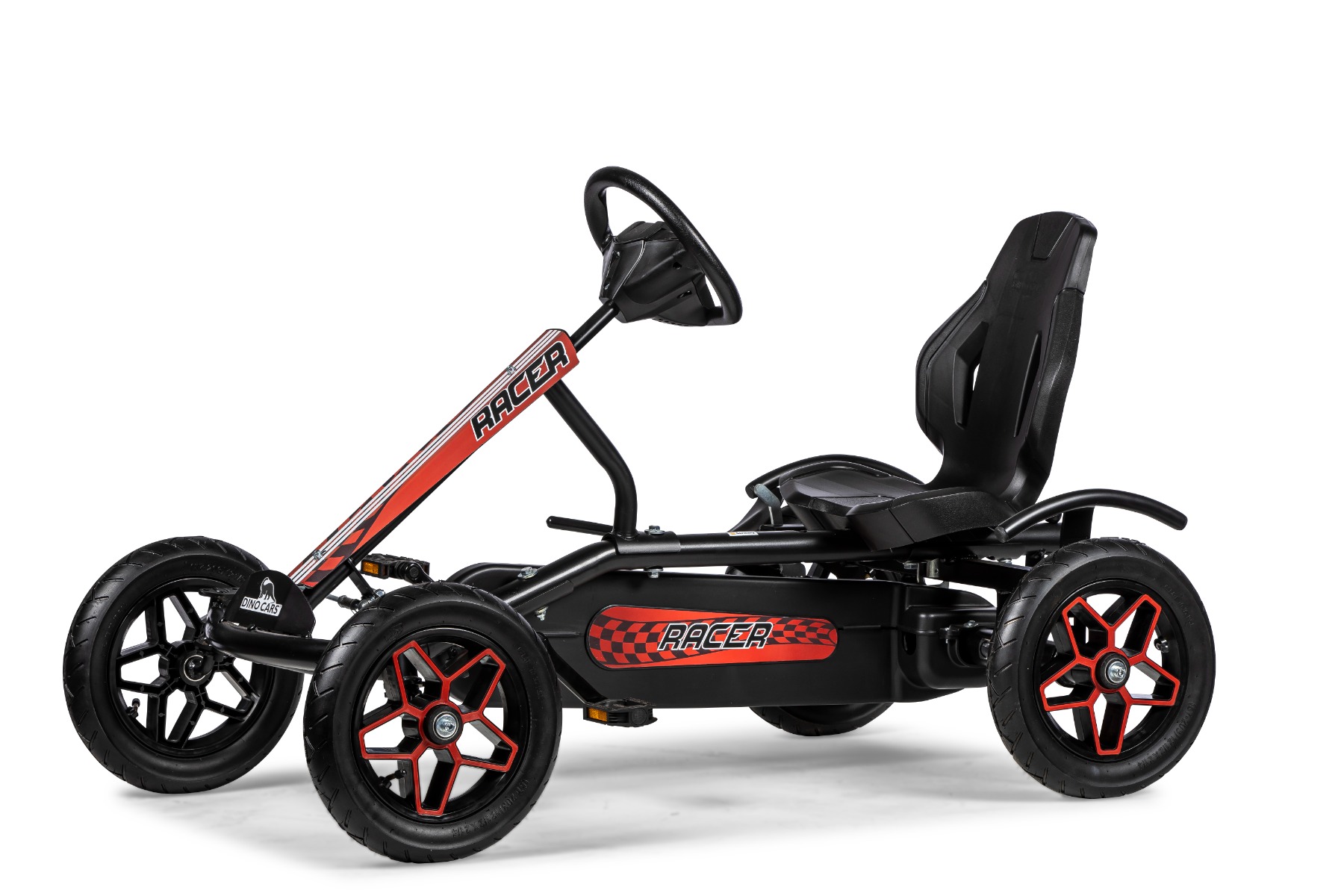 Dino-Cars Go-Kart Speedy 2.0 | Schwarz/Rot