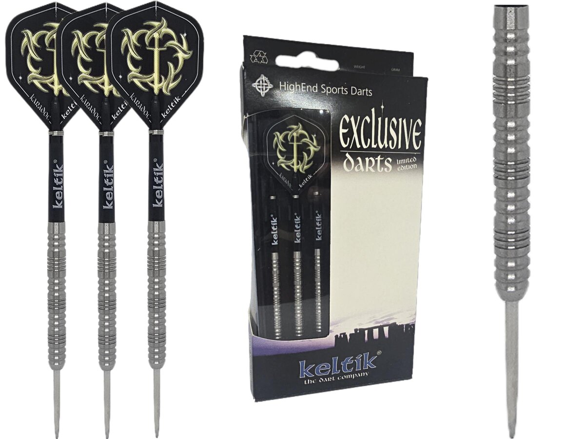 Steeldart Steel Dart Pfeile Keltik Corvin 20g Silver - 90% Tungsten