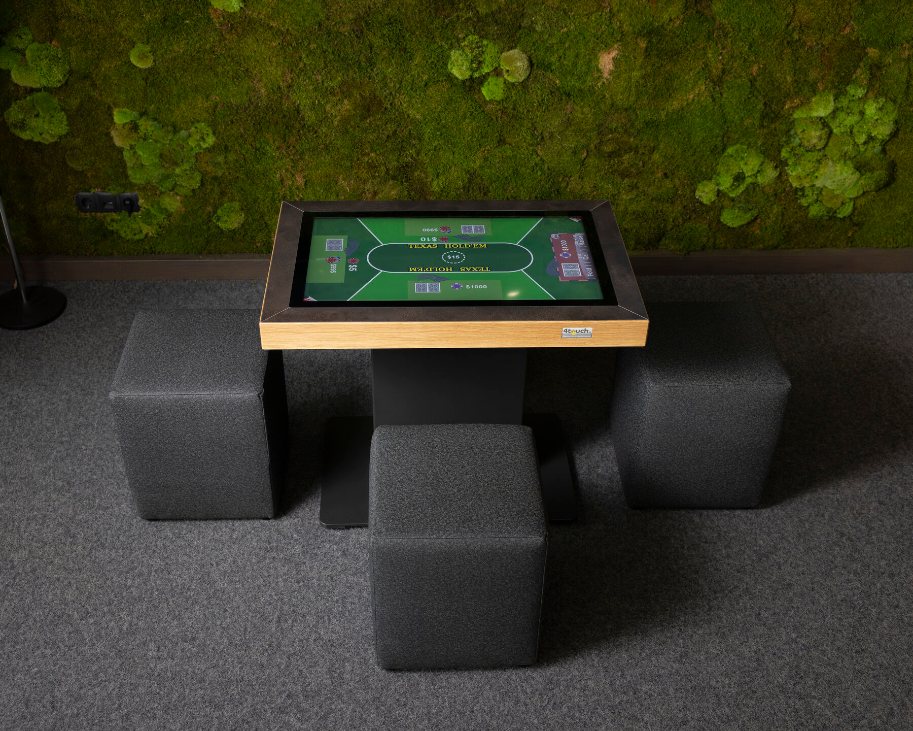Hocker schwarz für 4touch Compact und Exclusive
