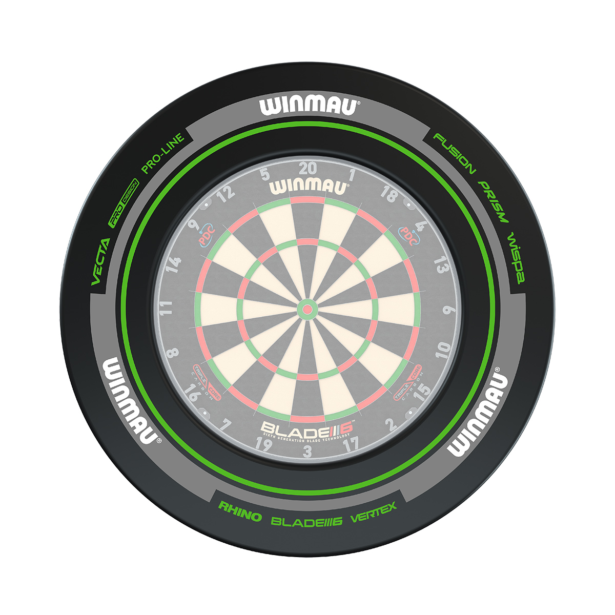Winmau - Surround Advance black/green