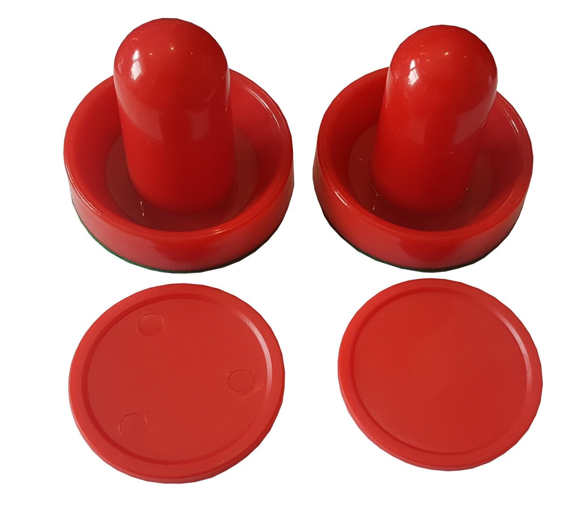 Charlsten Airhockey Set - 2x Pusher 95 mm + 2x Puck 75mm