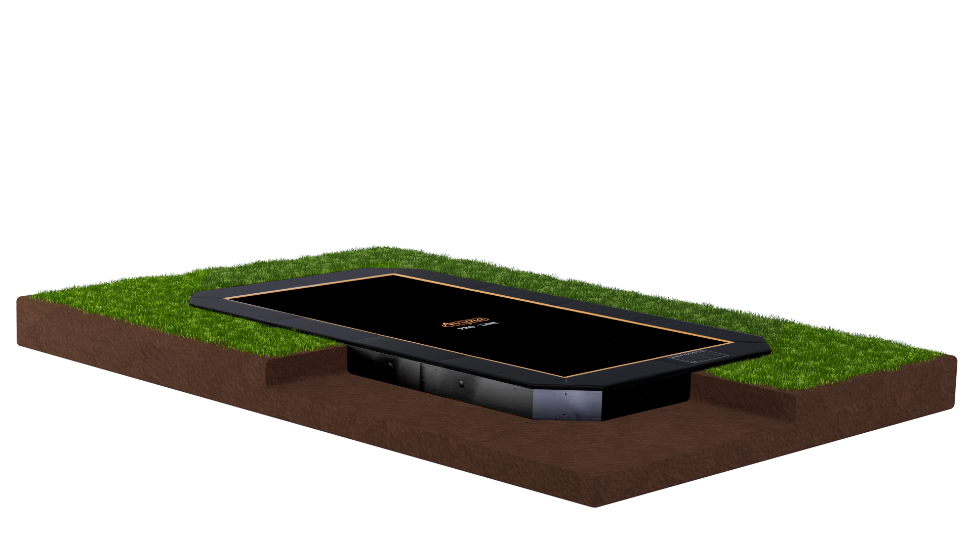 Avyna Pro-Line FlatLevel Trampolin 213, 275x190cm - Schwarz