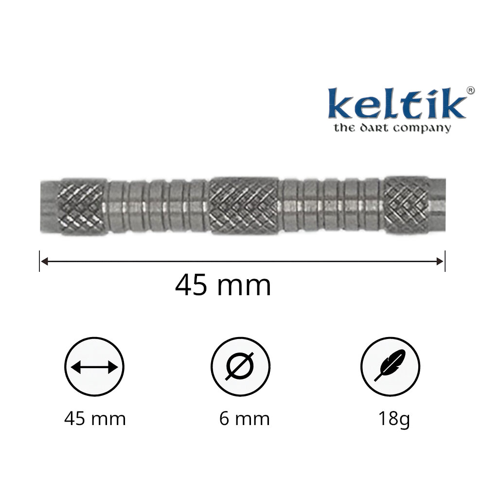 Softdart Soft Dart Pfeile Keltik Carnac 18 g - 80% Tungsten