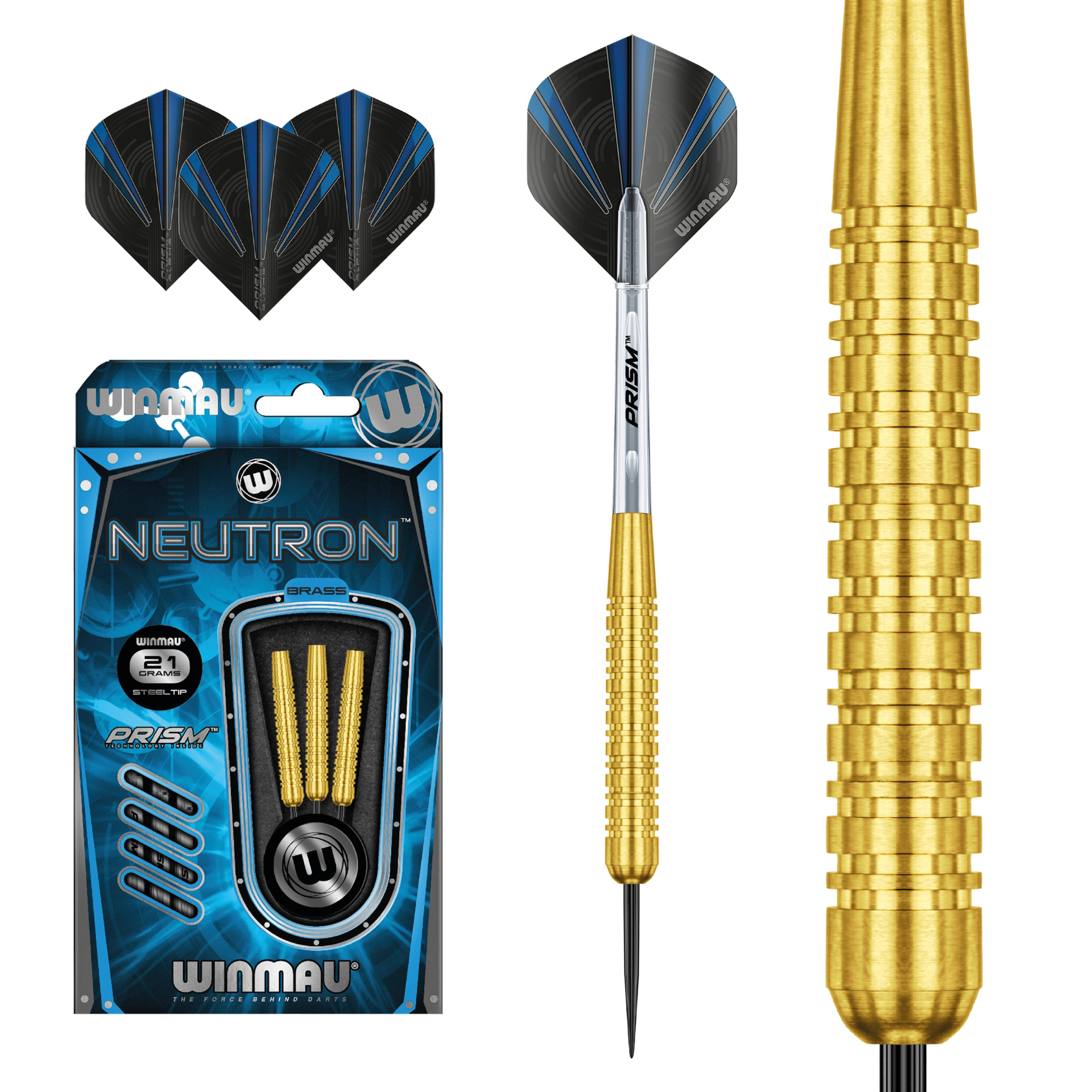 Winmau Neutron Brass Steeldart 1208-21 g