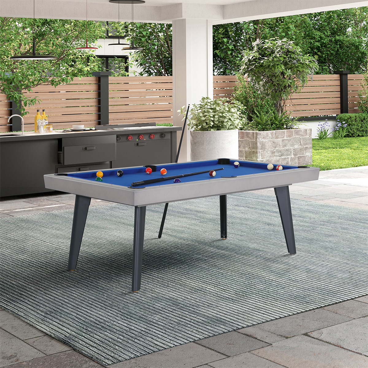 6 ft. Outdoor pool table Ascona
