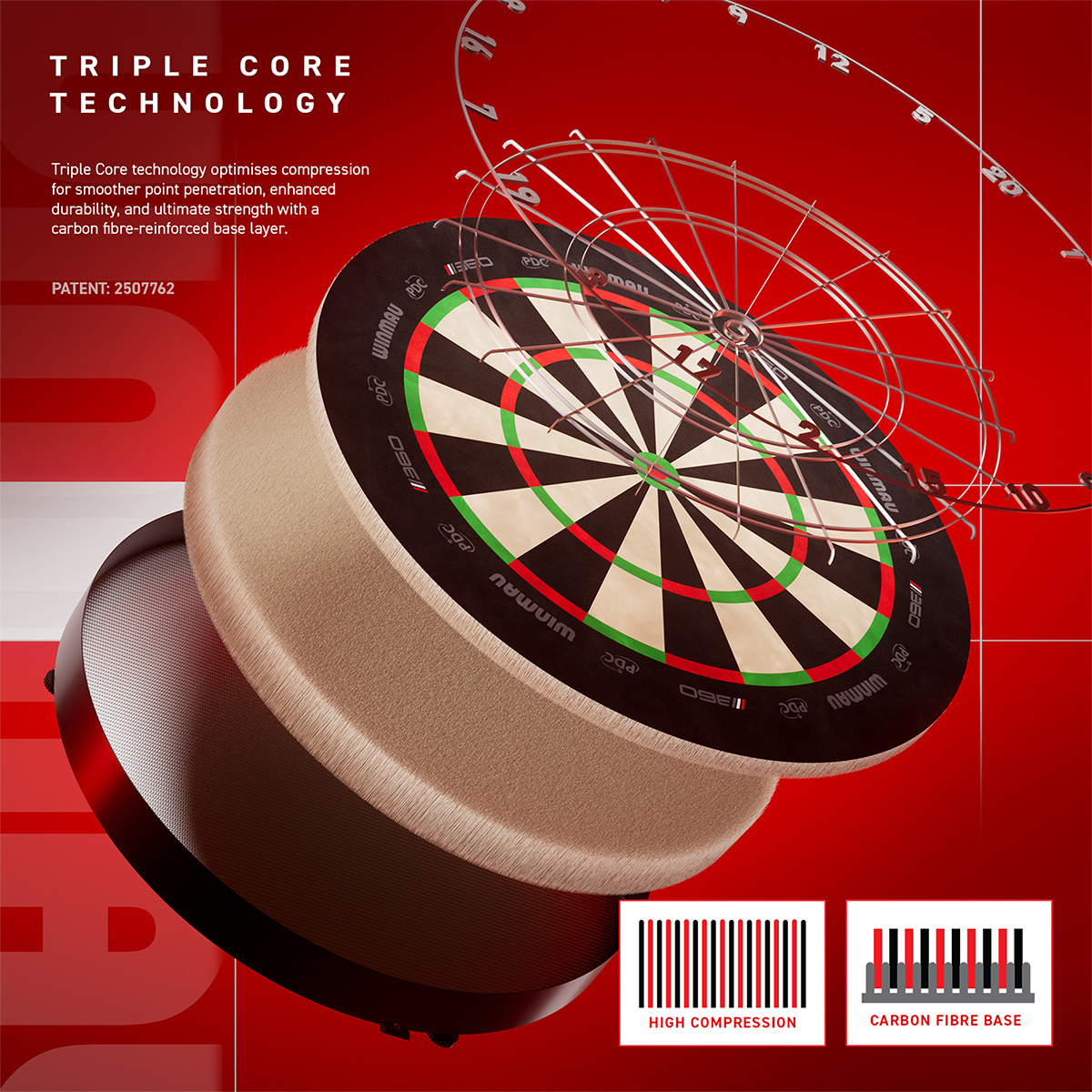 Winmau - Dartboard Blade 6 360°