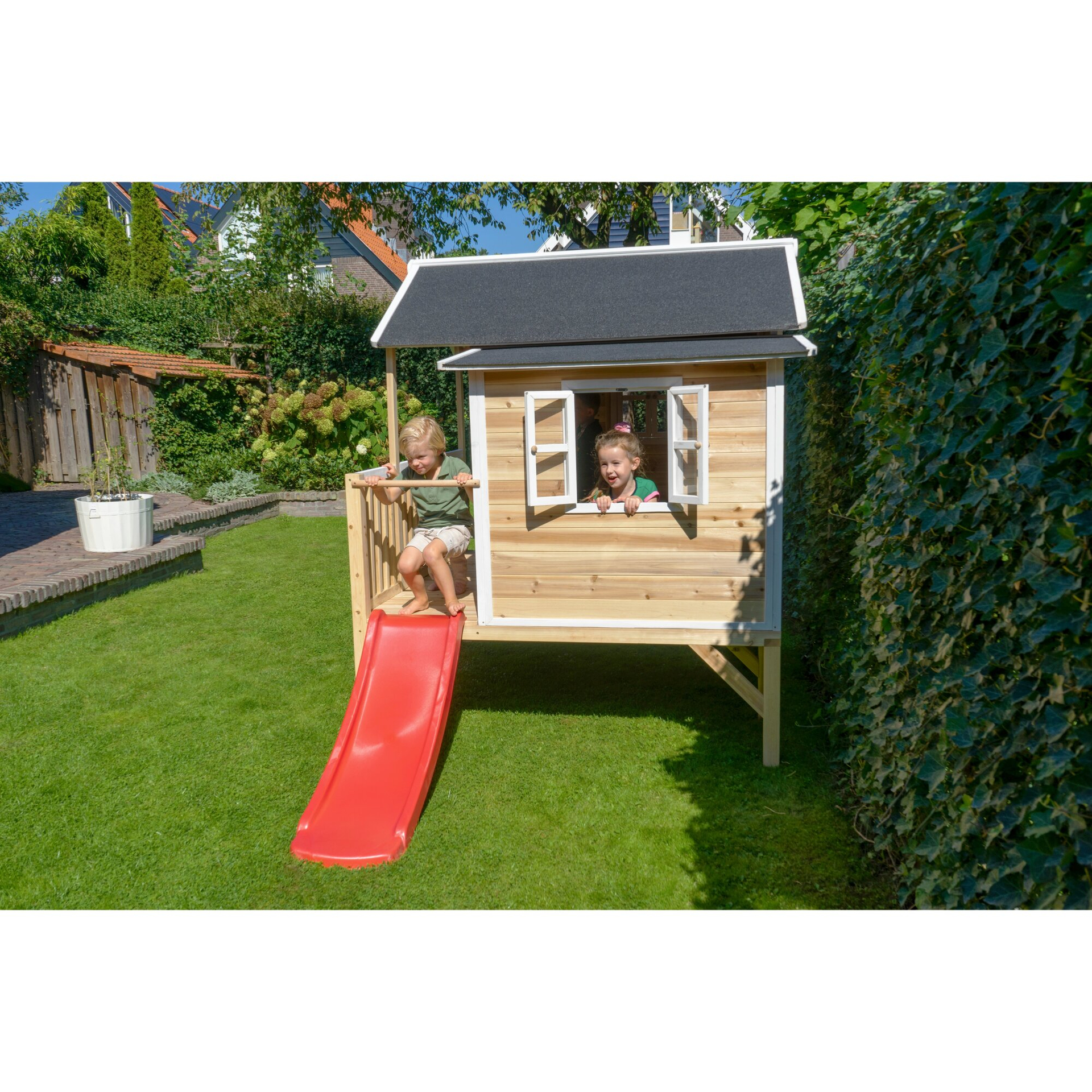 EXIT Loft 350 Holzspielhaus - naturel