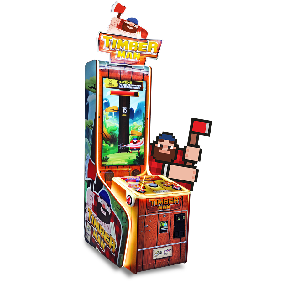 Ticket Spielautomat Timberman
