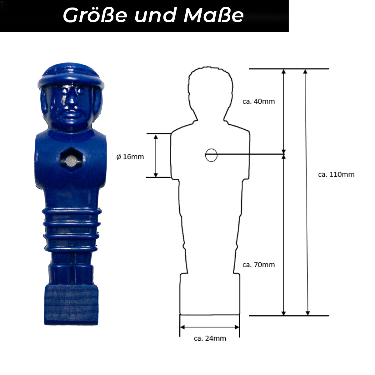 Foosball figure Master Cup