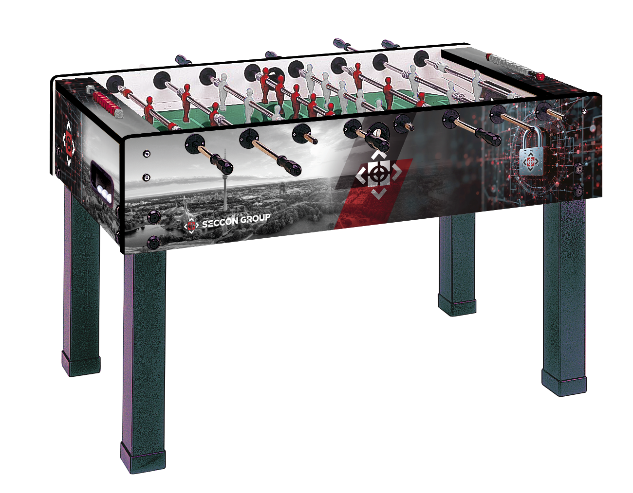 Garlando foosball tables with branding - PROMO 500