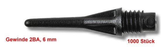 Softdart Spitzen (1000 Stück) - Pro-Tip schwarz