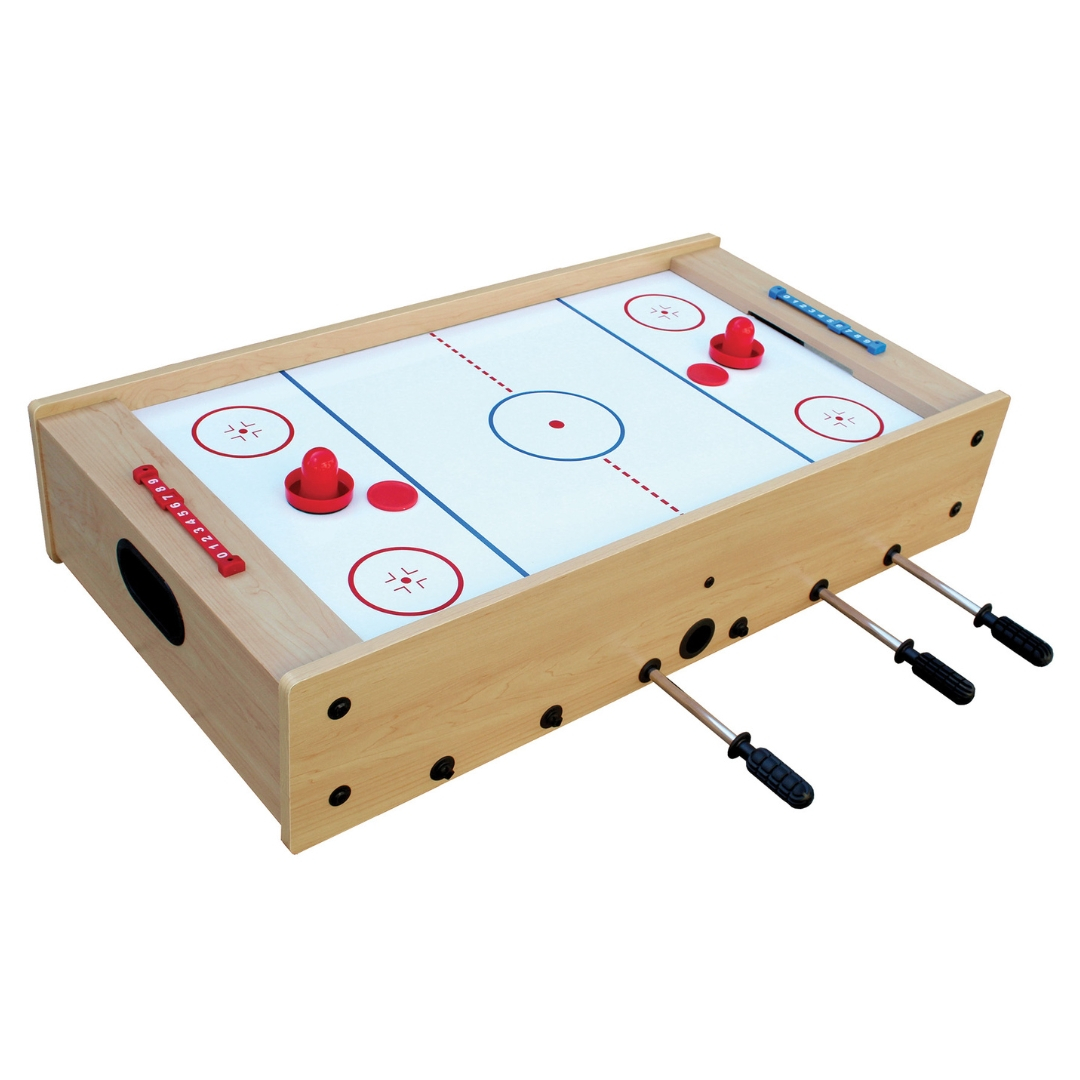 Mini Kicker-Airhockey Big Fun 2in1 Tischaufleger 98 x 51 x 21 cm