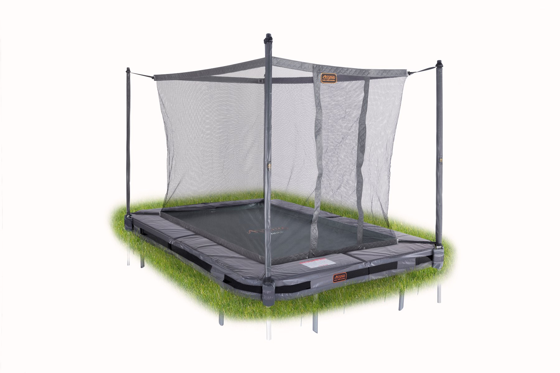 Überdachung für 520 x 305 (352) InGround-Trampolin - grijs