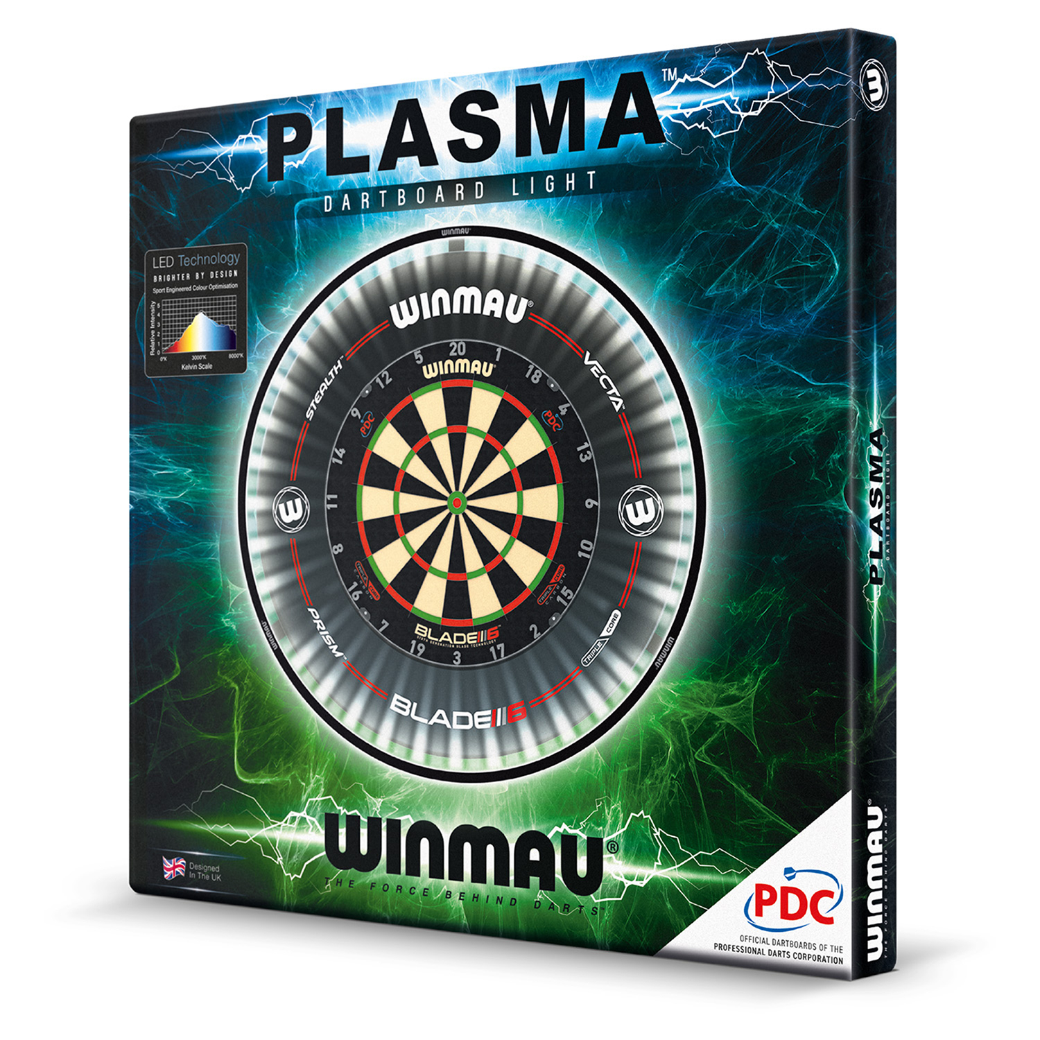 Winmau Plasma Dartboard Licht