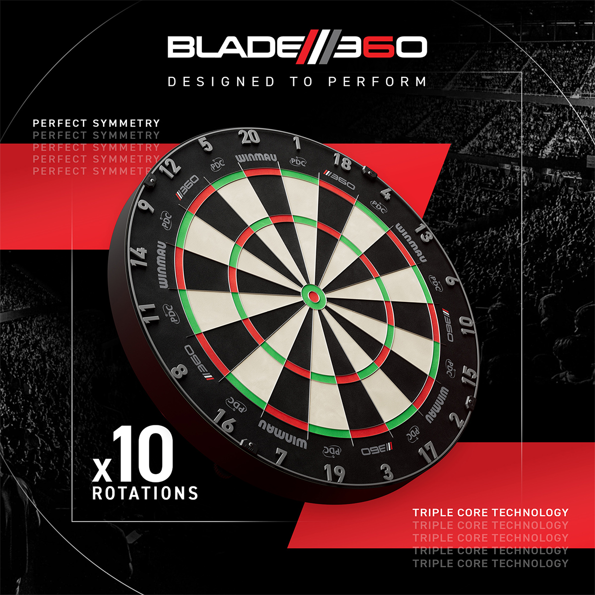 Winmau - Dartboard Blade 6 360°