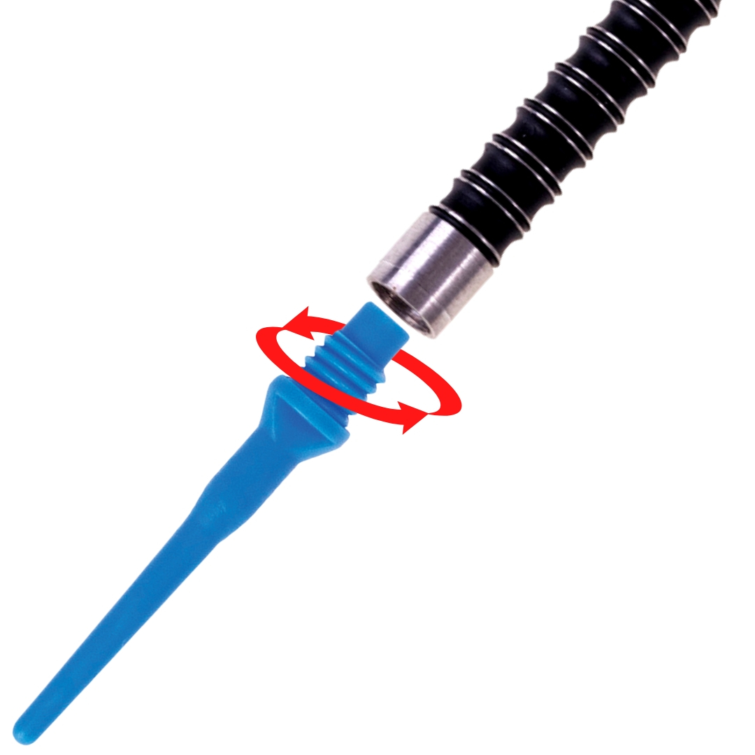 Softdart tips (1000 pieces) - Keypoint blue