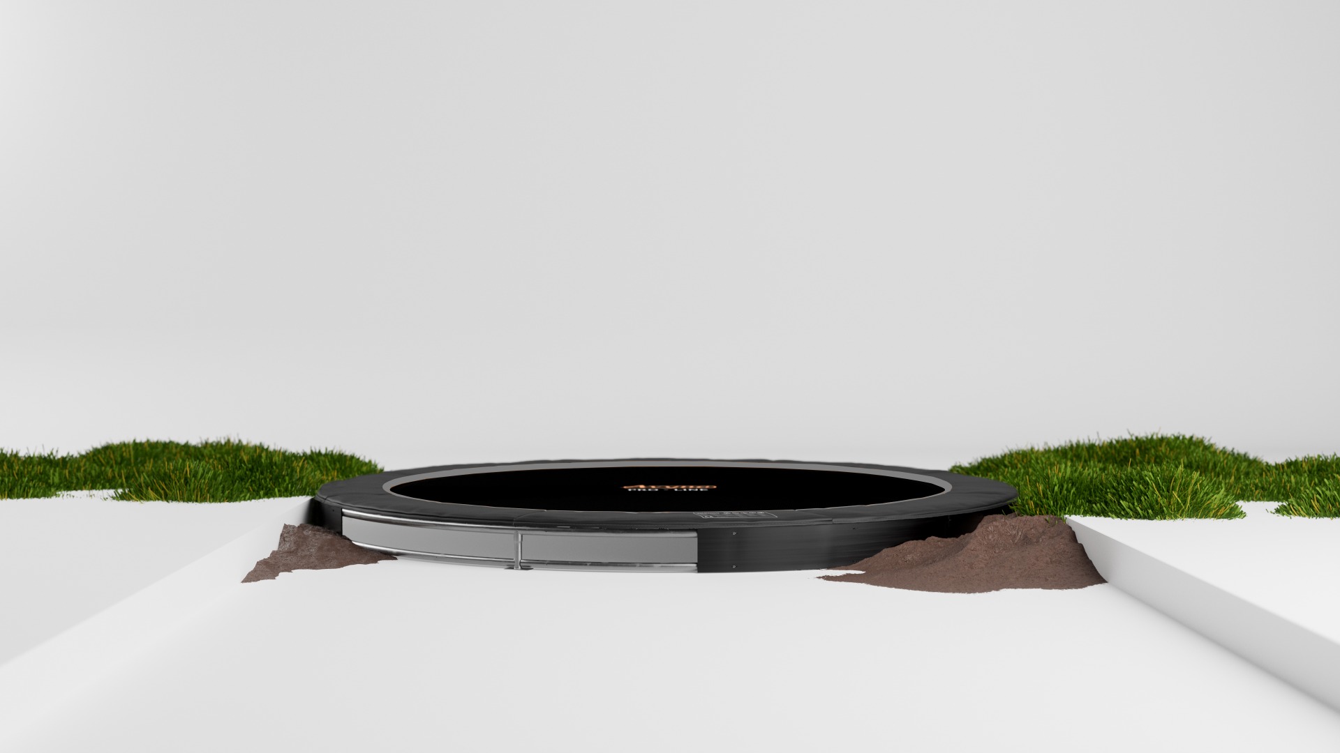 Avyna Pro-Line FlatLevel Trampolin Set 12 ø365 cm - Schwarz