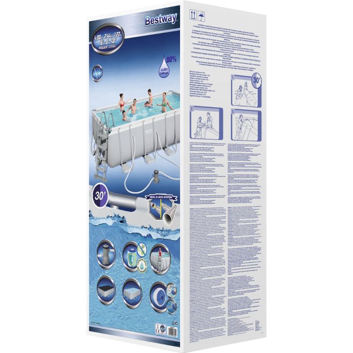 Bestway Steel Pro Pool-Set 488 x 244 x 122 cm