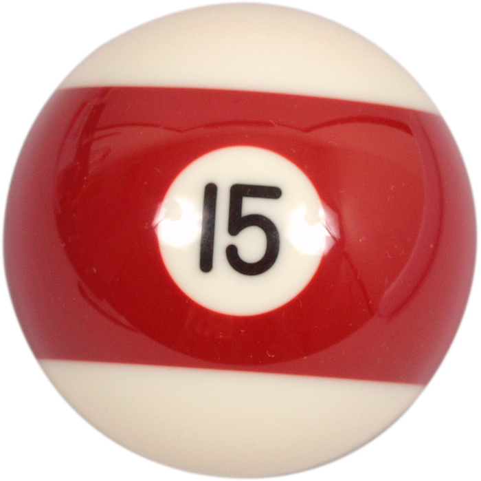 Loose pool ball Economy A1 57,2 mm nr. 15