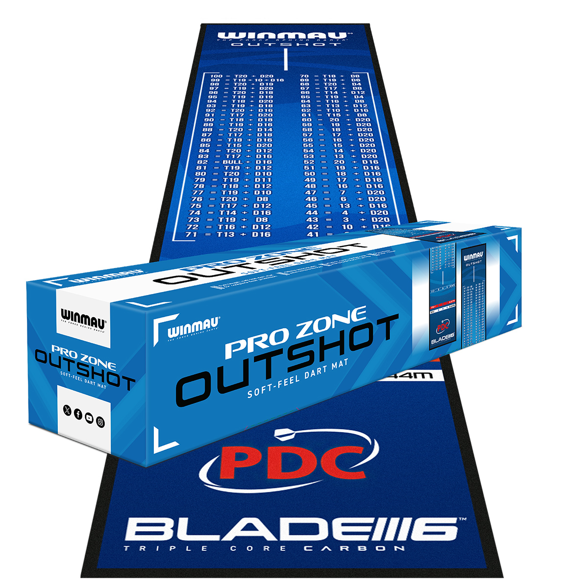 Dart mat - Winmau Outshot