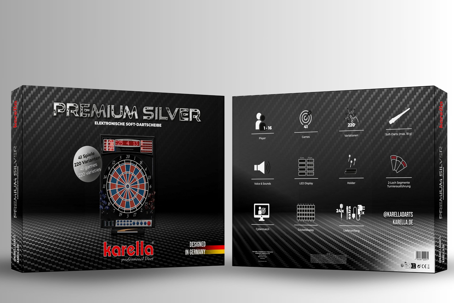 Karella CB-Smart Elektronisch Zacht Dartbord Karella CB-Smart Elektronisch Zacht Dartbord