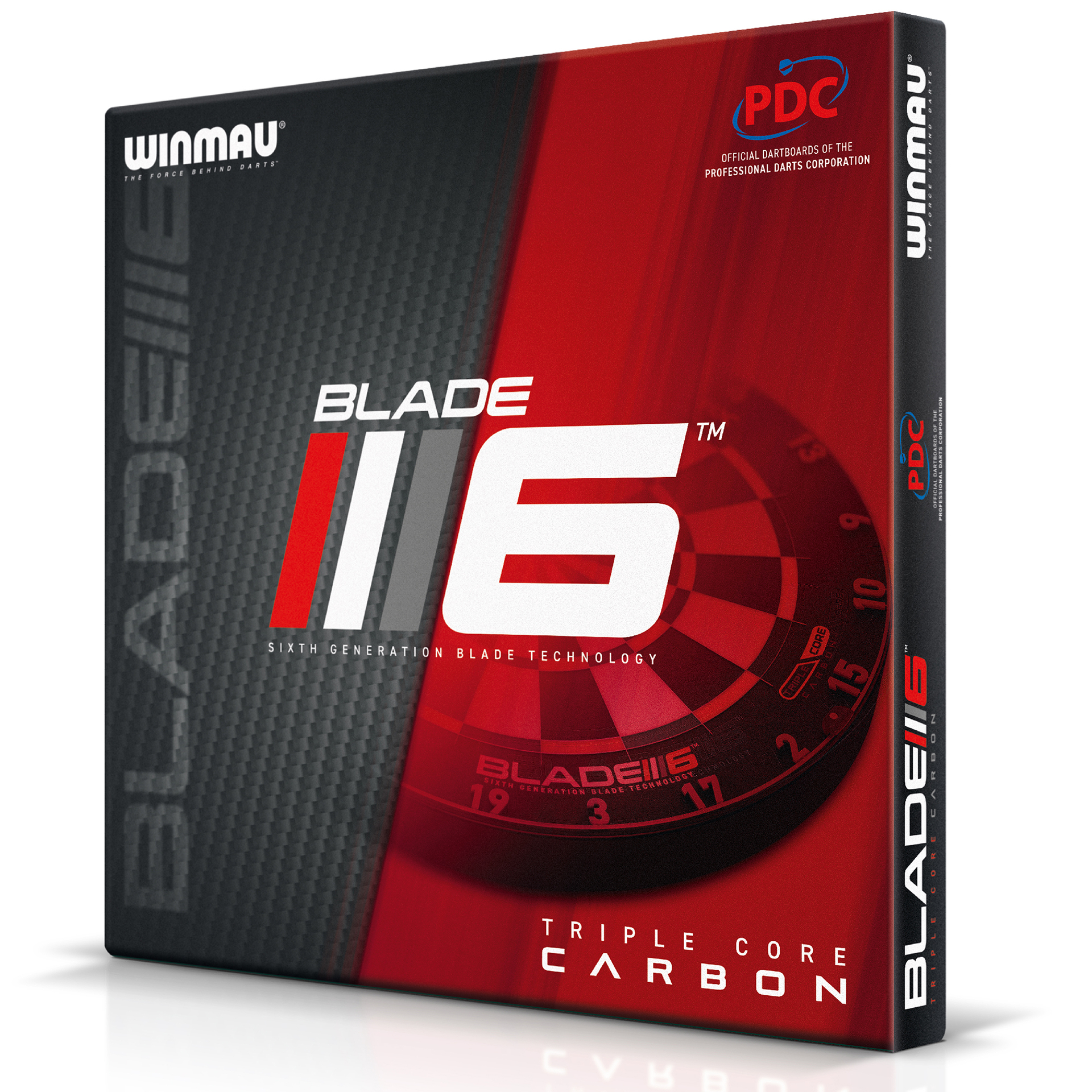 WINMAU Blade 6 Dartboard - Triple Core Carbon