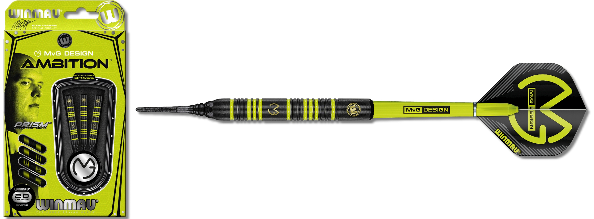 Winmau MvG Softdart - Ambition 20g