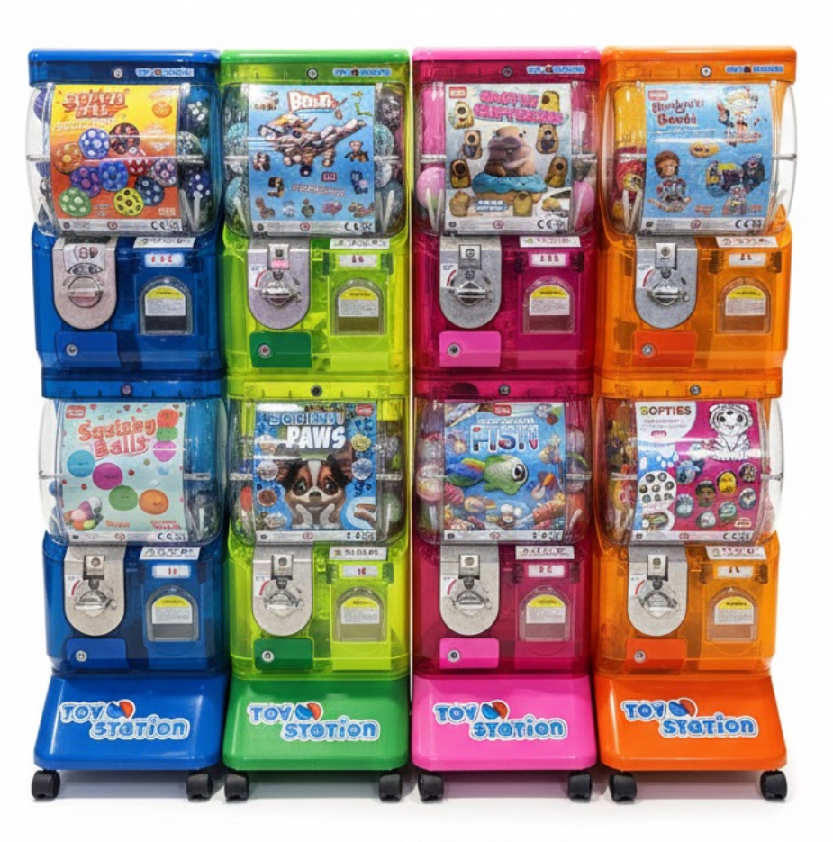 4 pieces Set Toy Stations vending machine for kids