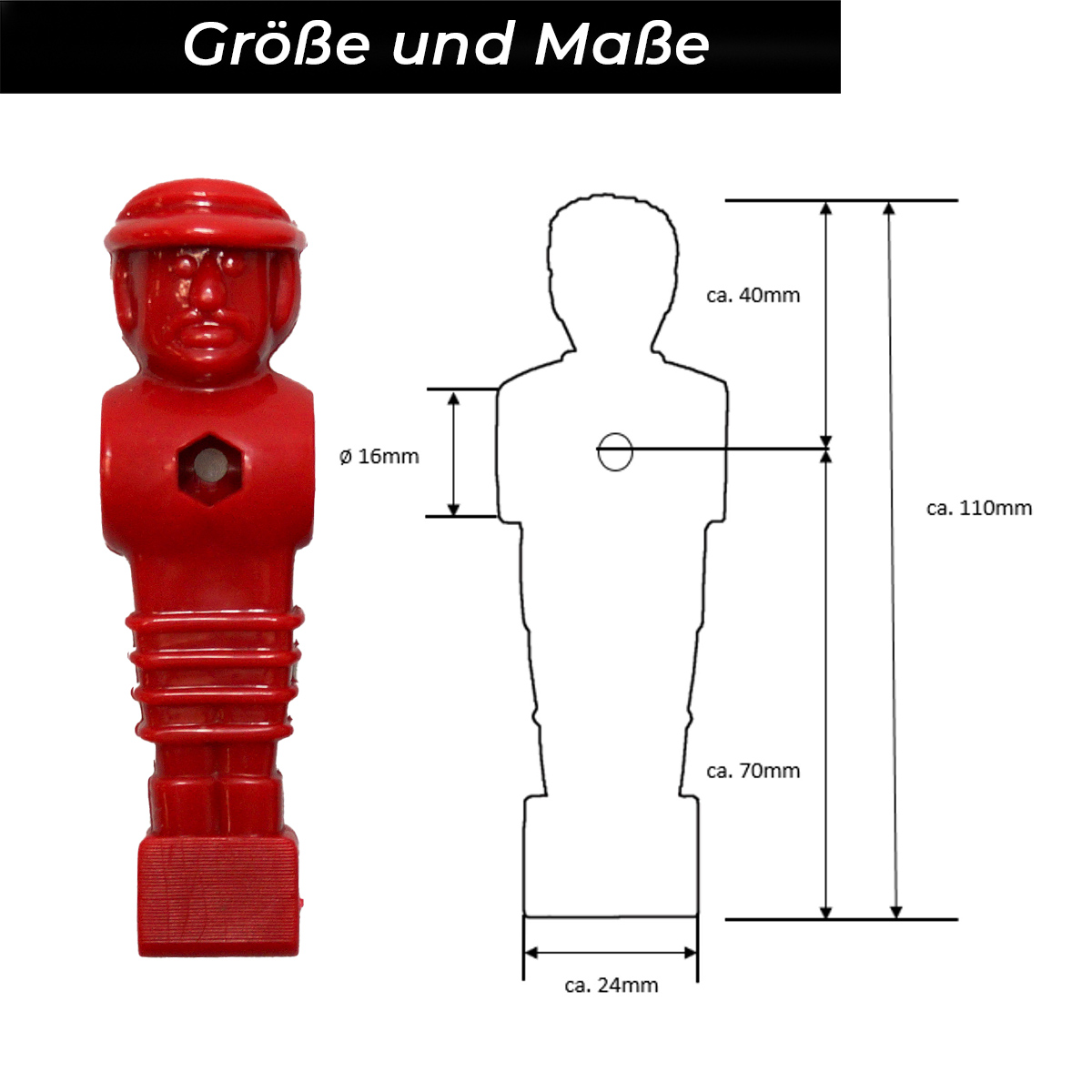 Foosball figure Master Cup