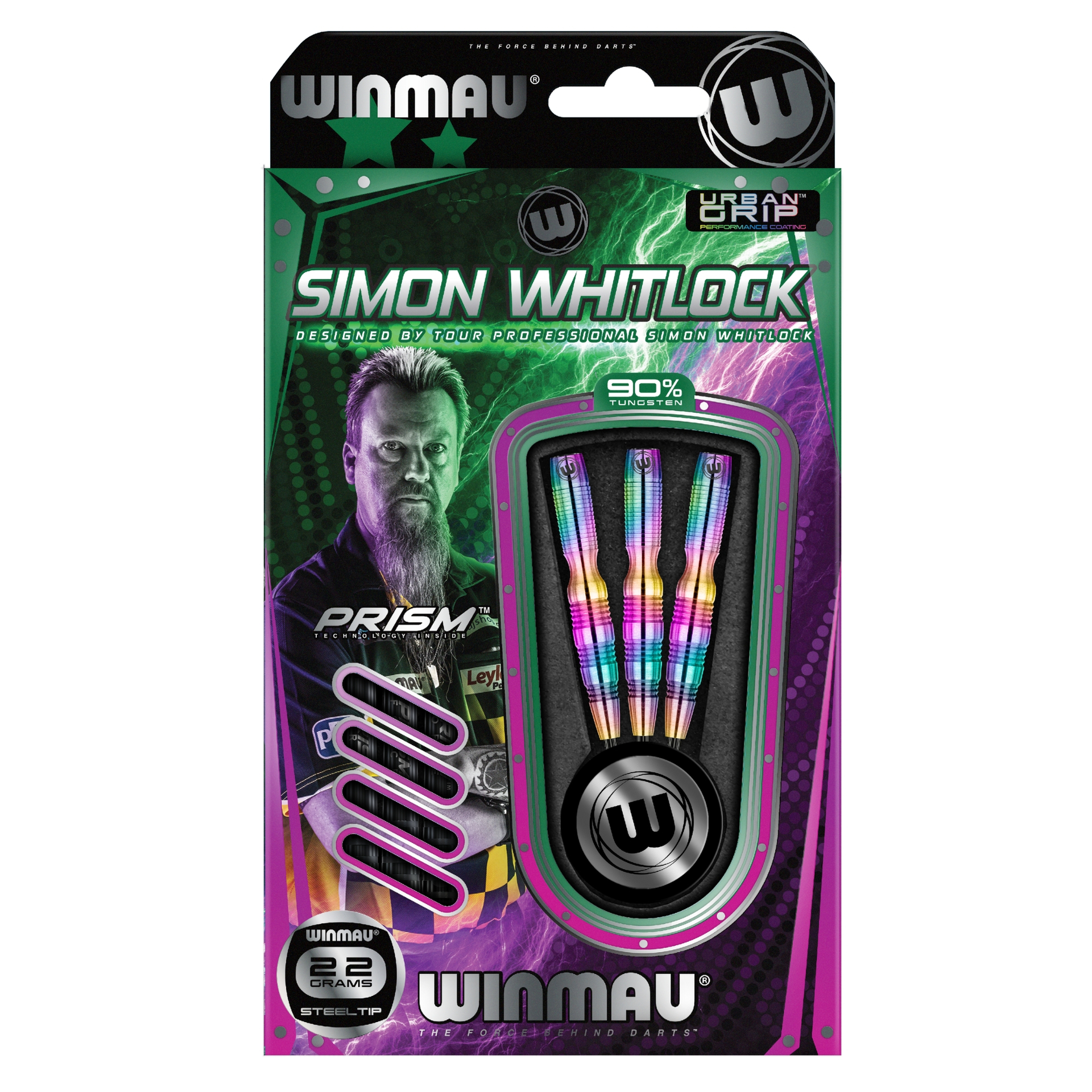 Winmau Whitlock Steeldart Urban Grip 1408 22 g or 24 g