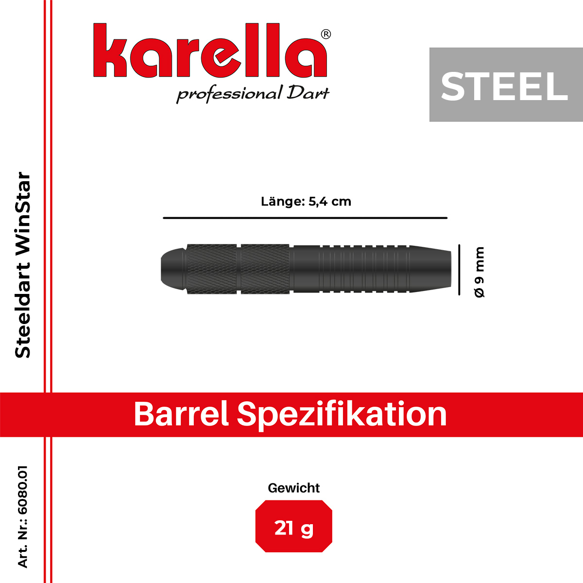 Karella - Steeldart WinStar 21g