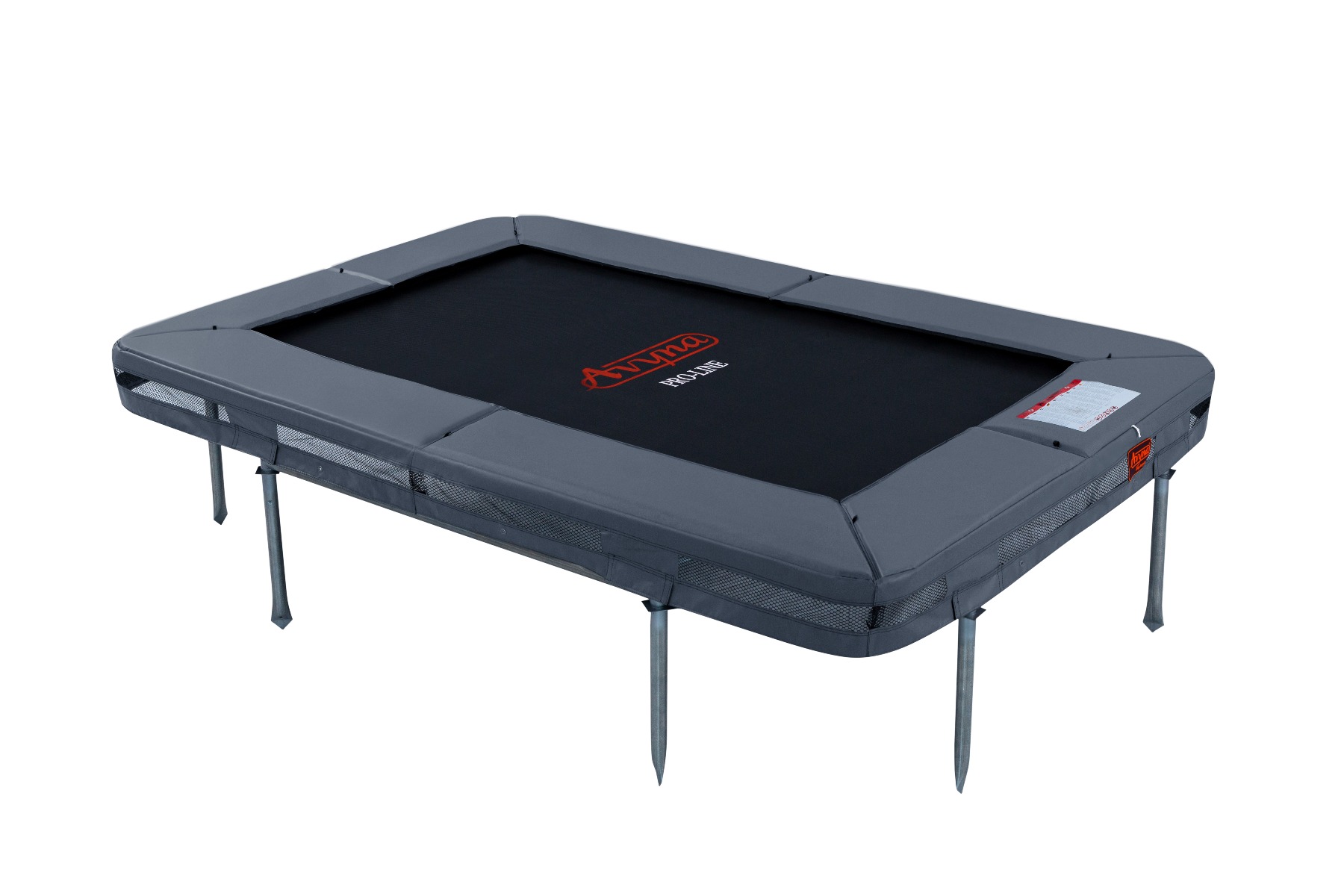 Avyna Pro-Line InGround Trampolin Set 213, 275x190cm Grau