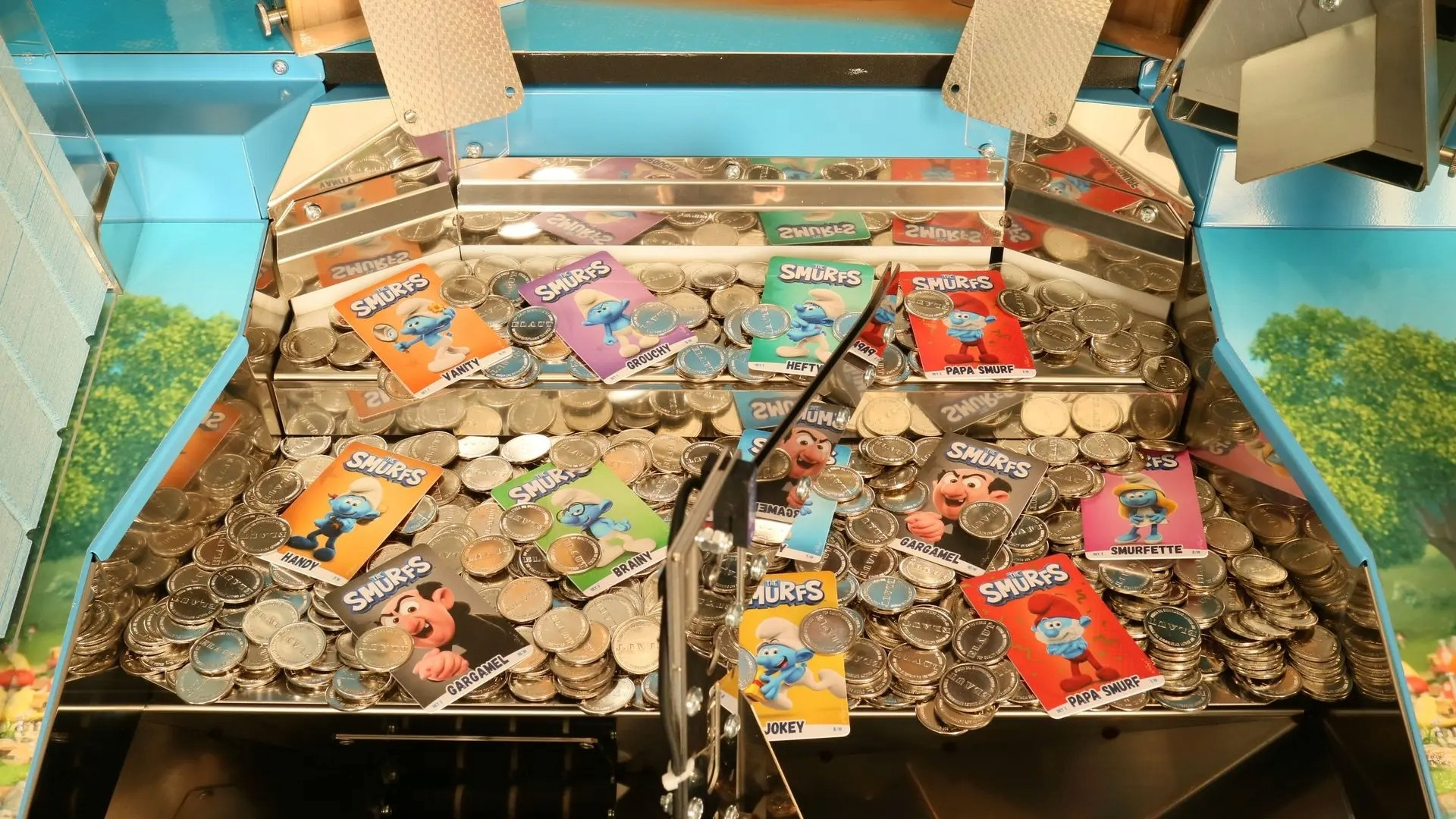 Elaut Coin Pusher Automat Schlümpfe 2 Player