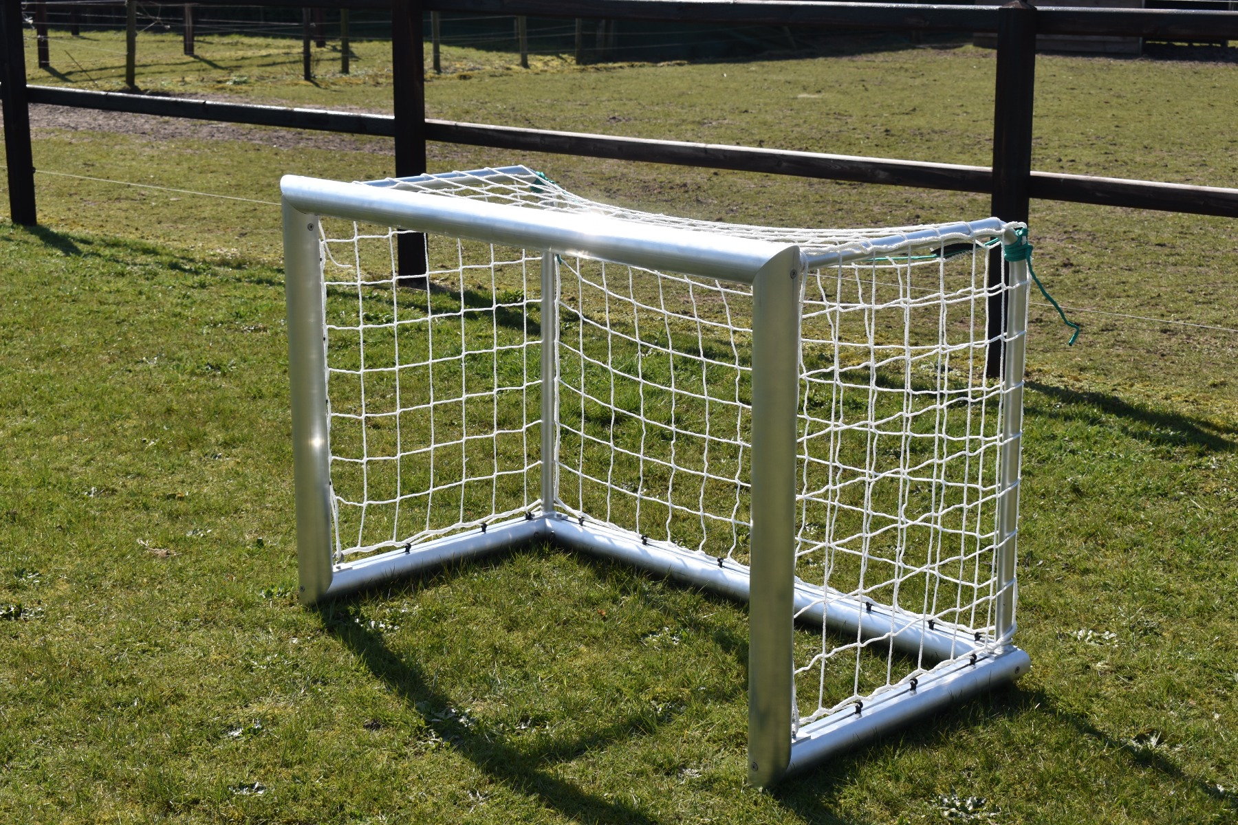 2* Aluminium-Fußballtor (Satz) - 150x100 - Profi
