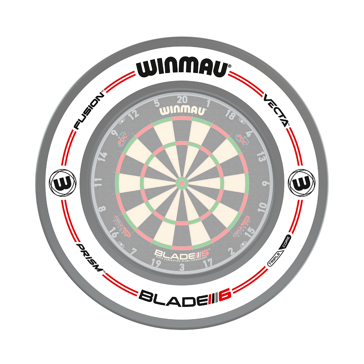 Catchring Winmau Pro-Line white