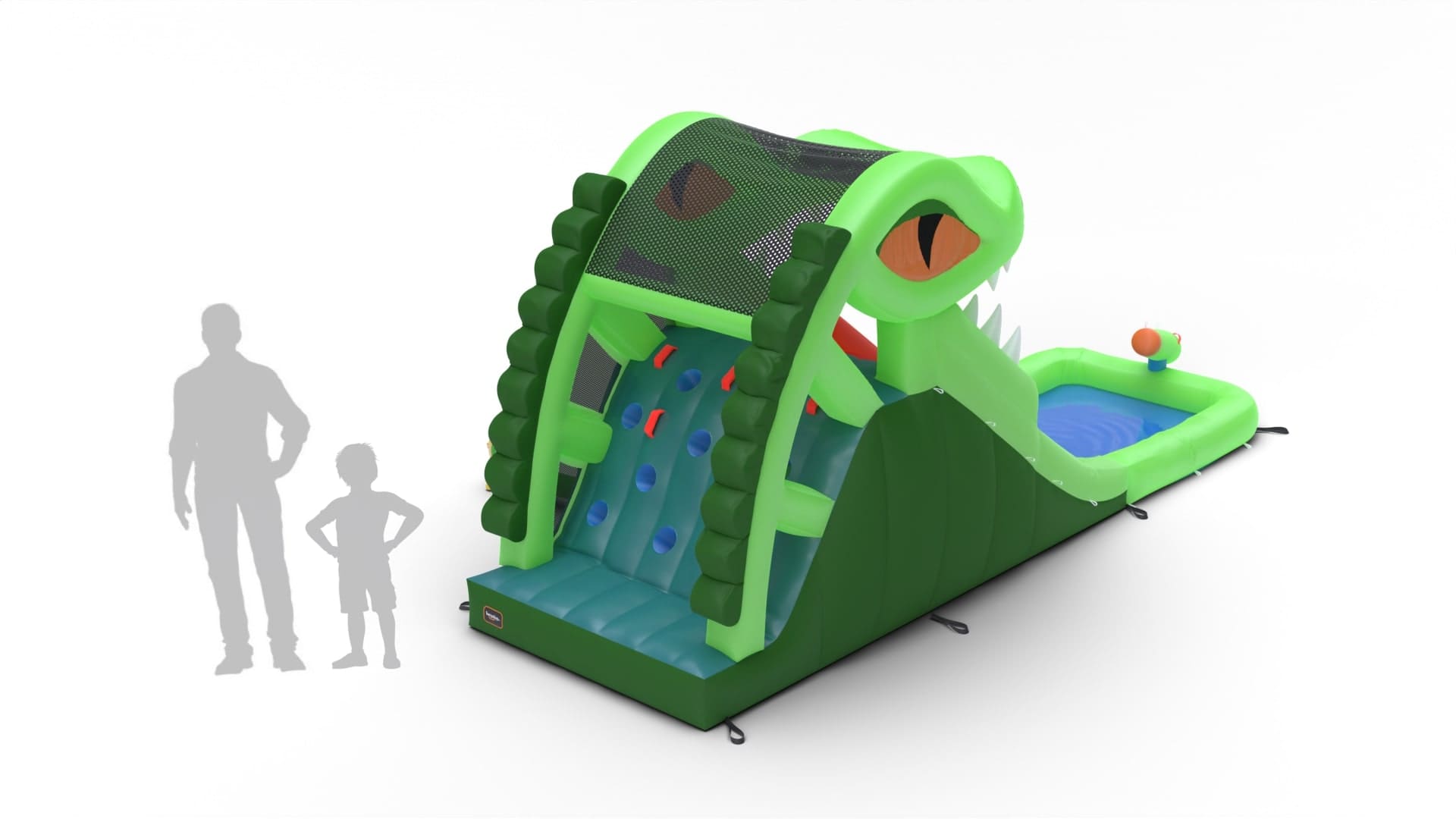 Avyna Hüpfburg Croco Waterslide