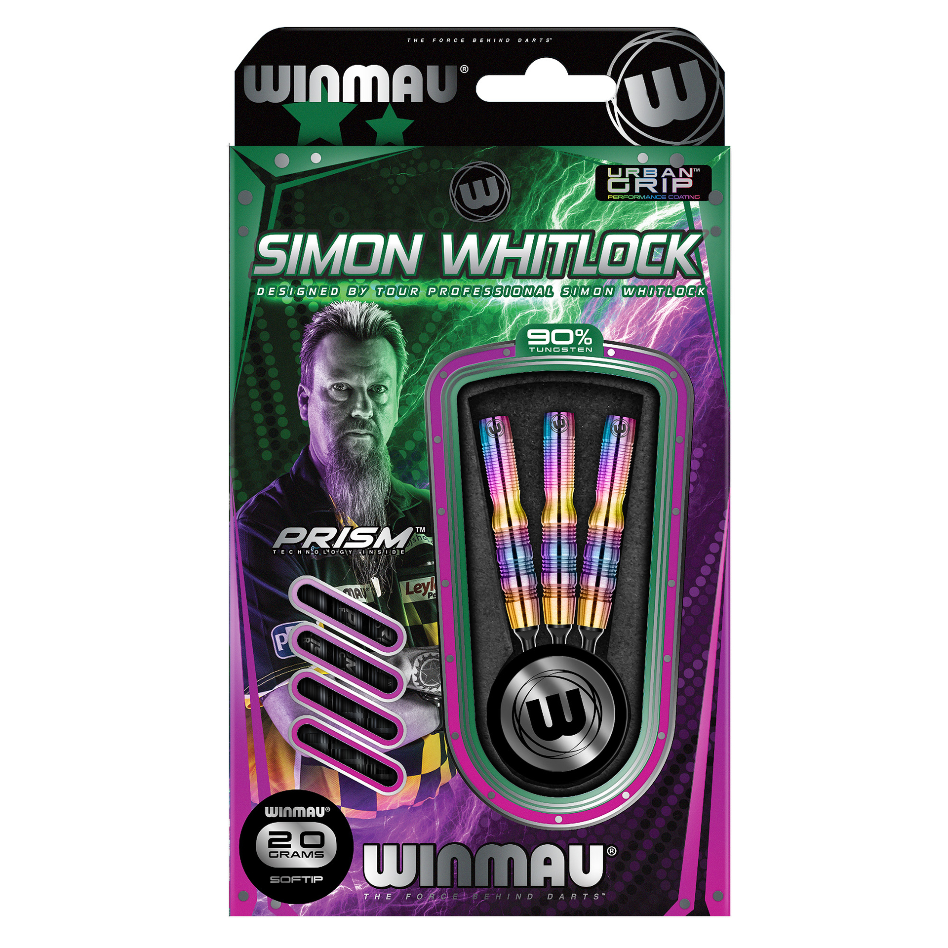 Winmau Soft Darts - Simon Whitlock Urban Grip 20g