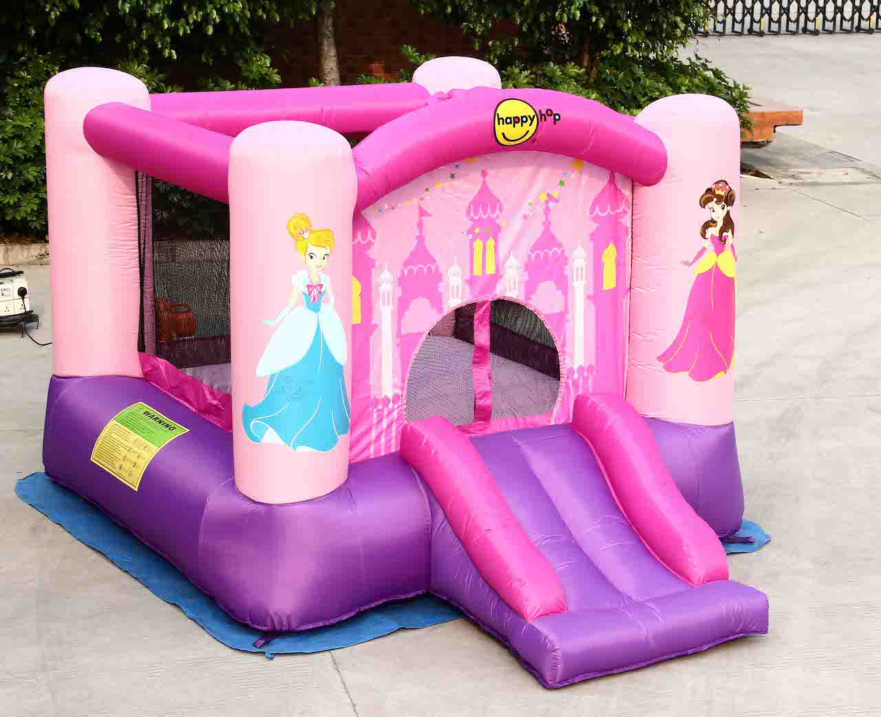 HappyHop Hüpfburg  Princess Slide and Hoop Bouncer