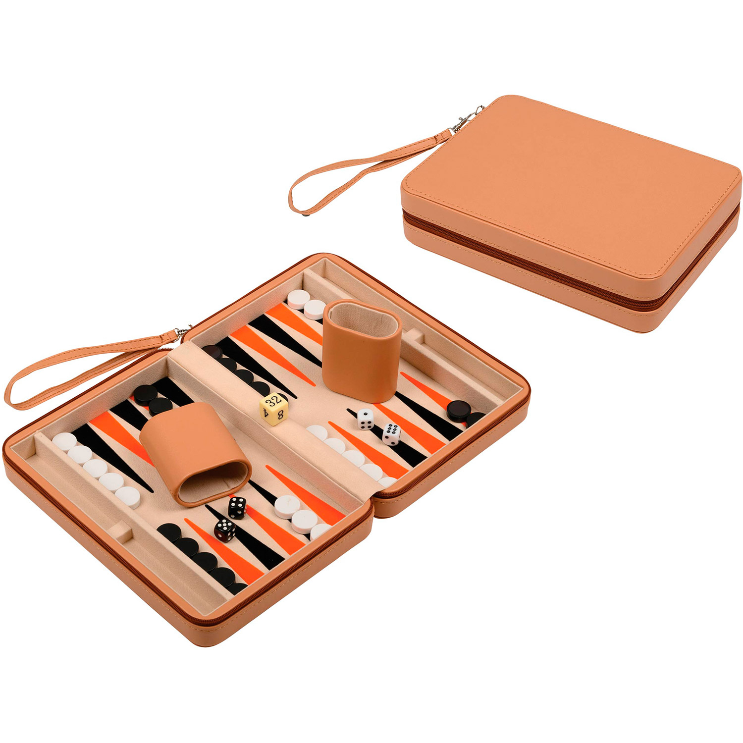 Philos Leros Backgammon Reisespiel