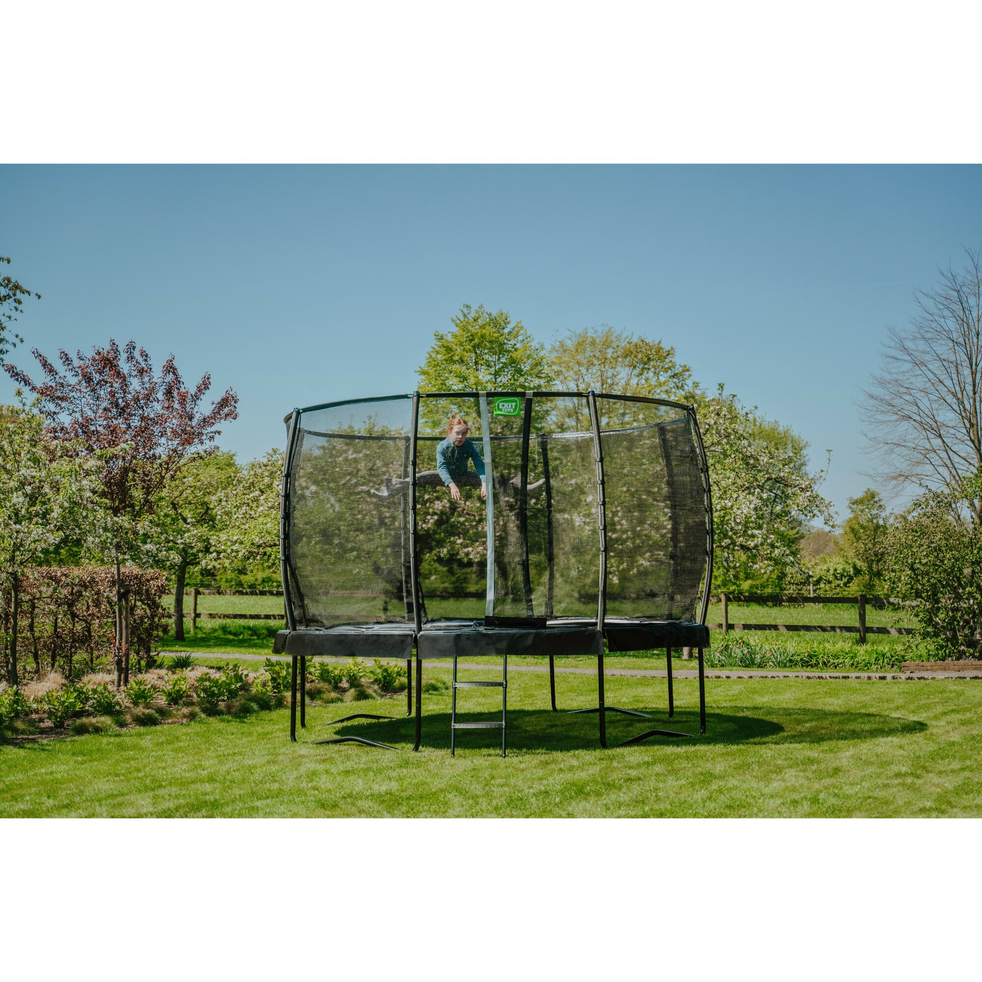 EXIT Allure Classic trampoline ø427cm - green