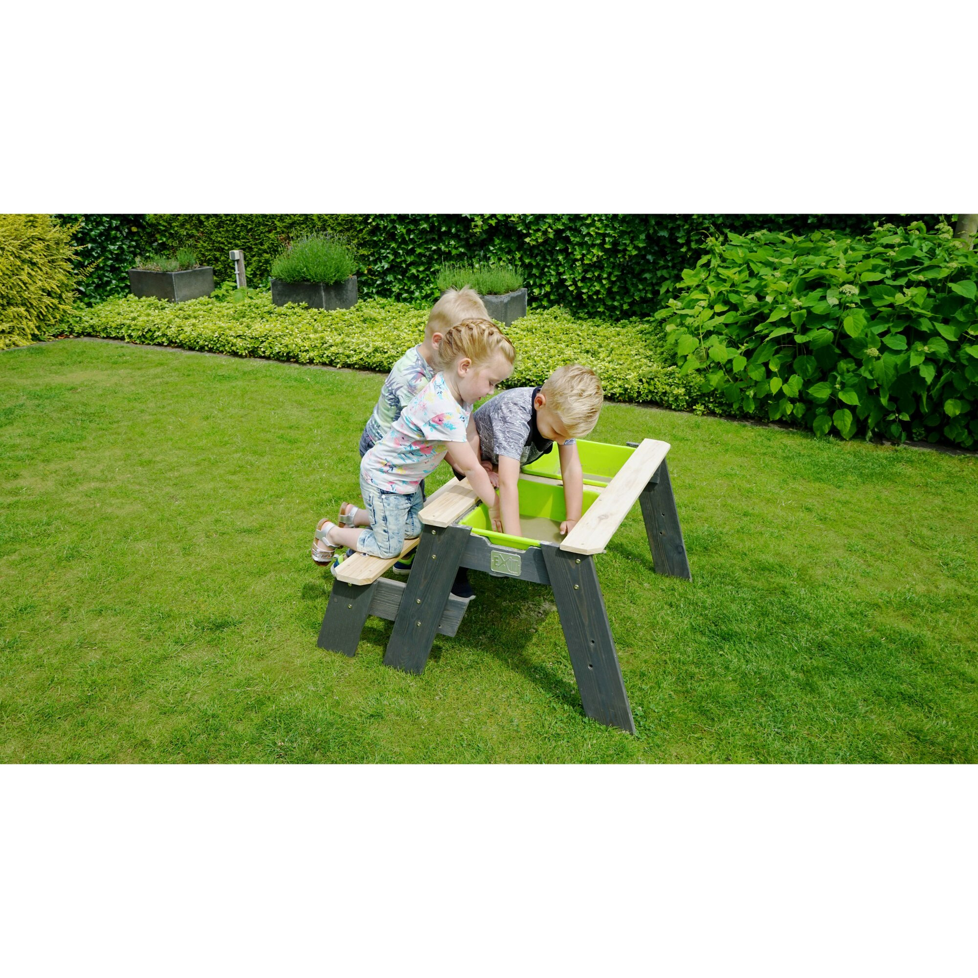 EXIT Aksent Sand,- Wasser- und Picknicktisch (1 Bank)