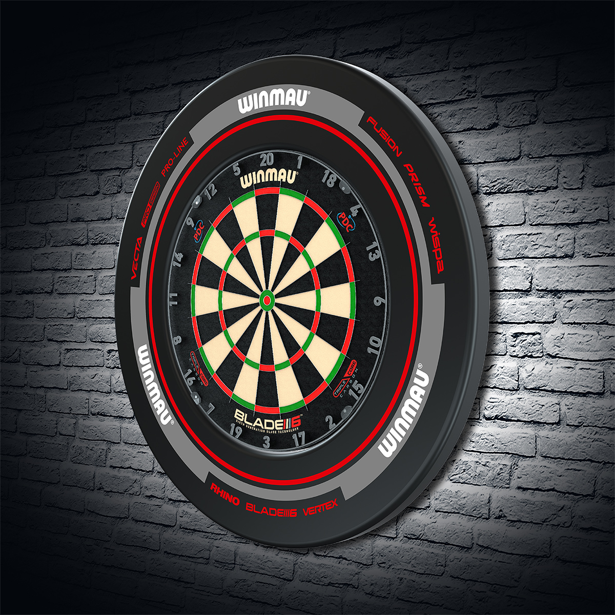 Winmau - Surround Advance black/red 
