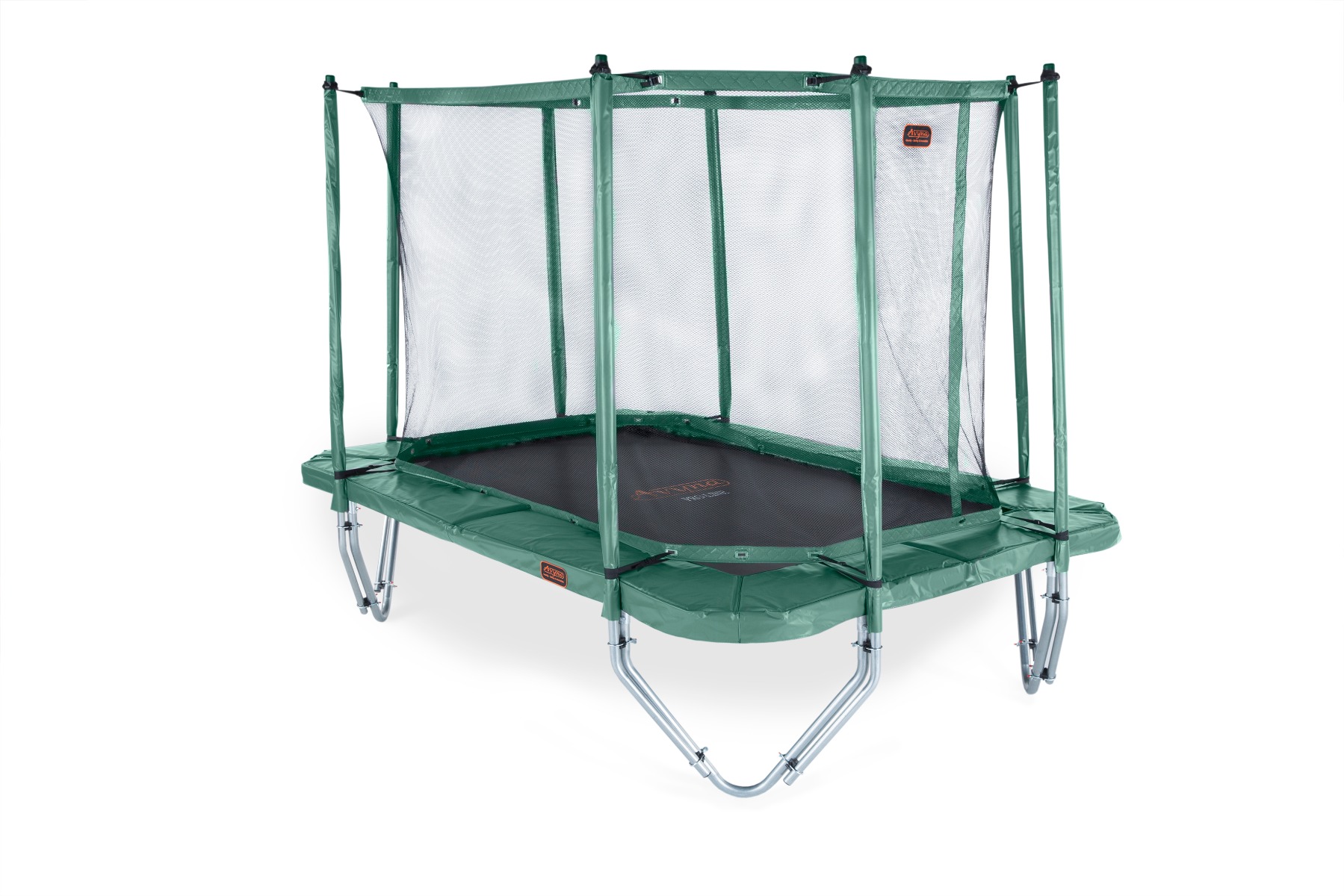 Überdachung für 520 x 305 (352) Trampolin - grün