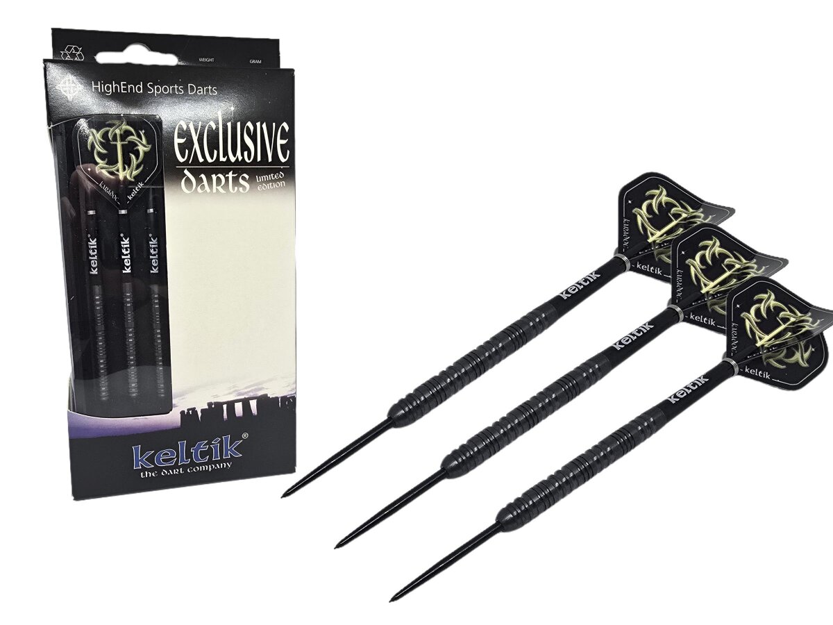 Steeldart Steel Dart Pfeile Keltik Corvin 20g Black - 90% Tungsten